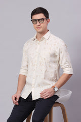 FAWN FLORAL PRINTED
