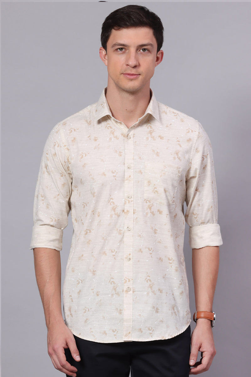 FAWN FLORAL PRINTED