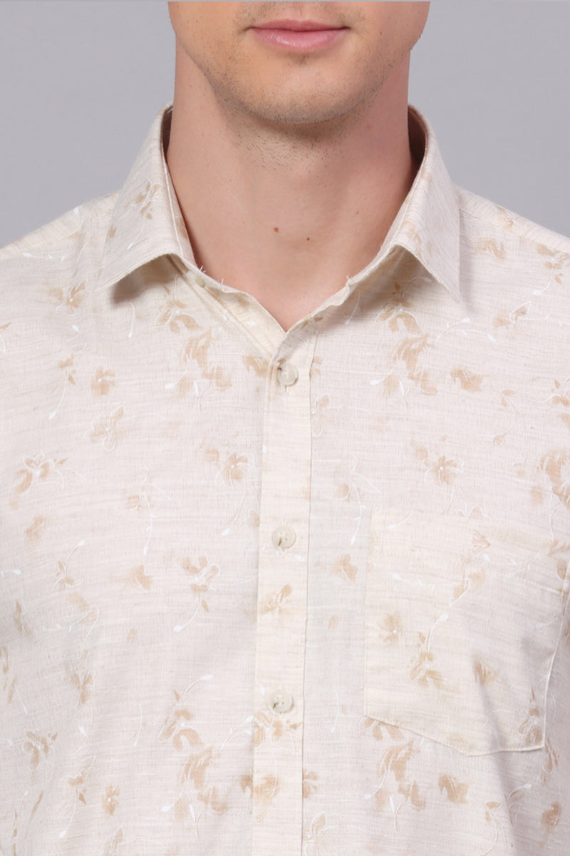 FAWN FLORAL PRINTED