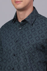 NAVY CLASSIC PRINT