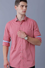 Peach Pink Print