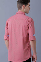 Peach Pink Print