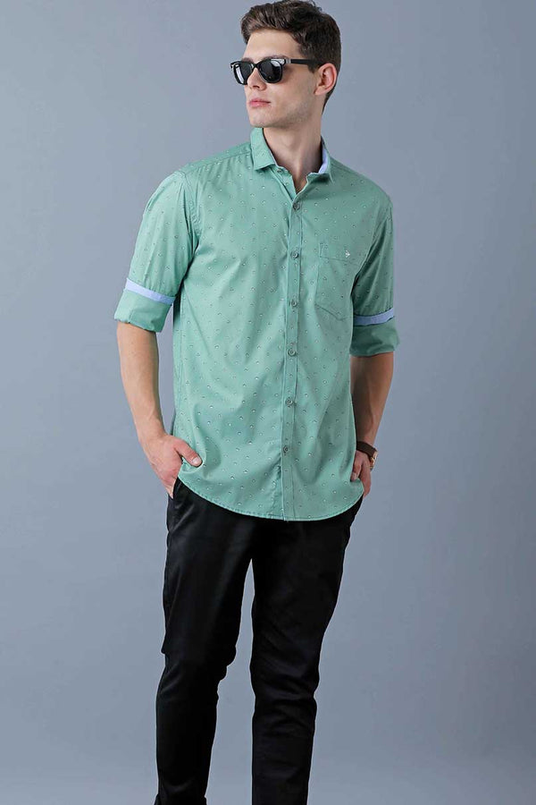 Mild Green Print