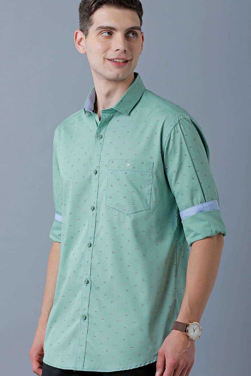 Mild Green Print