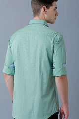 Mild Green Print