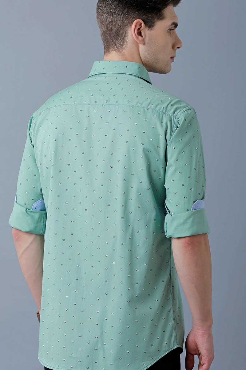Mild Green Print