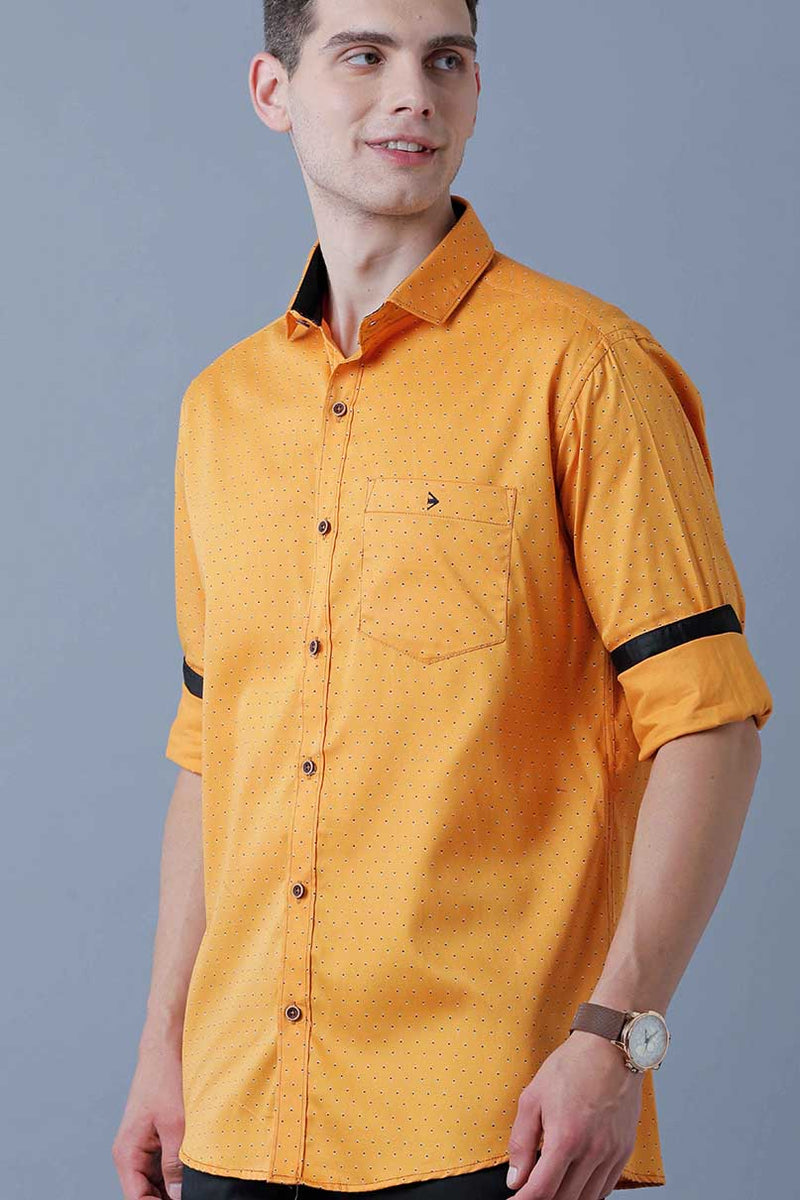 Mustard Yellow Print