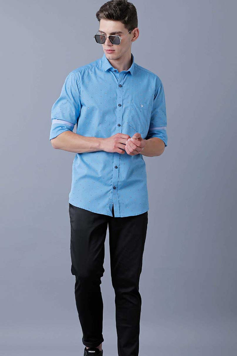 Cool Blue Print