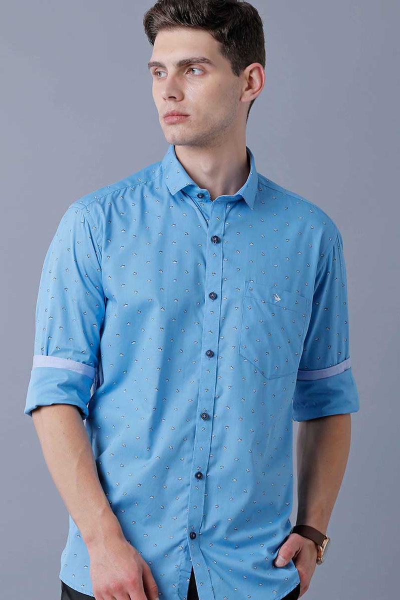 Cool Blue Print