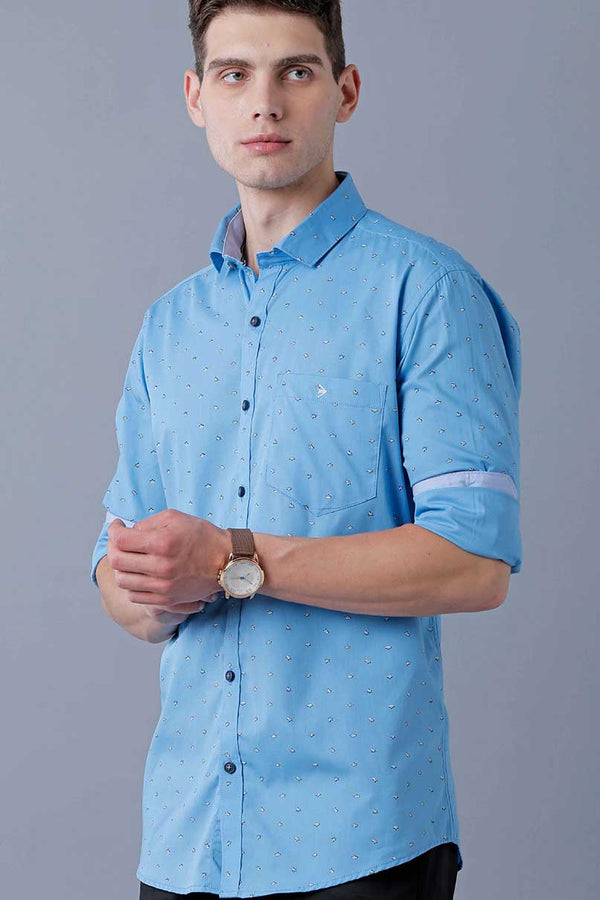 Cool Blue Print
