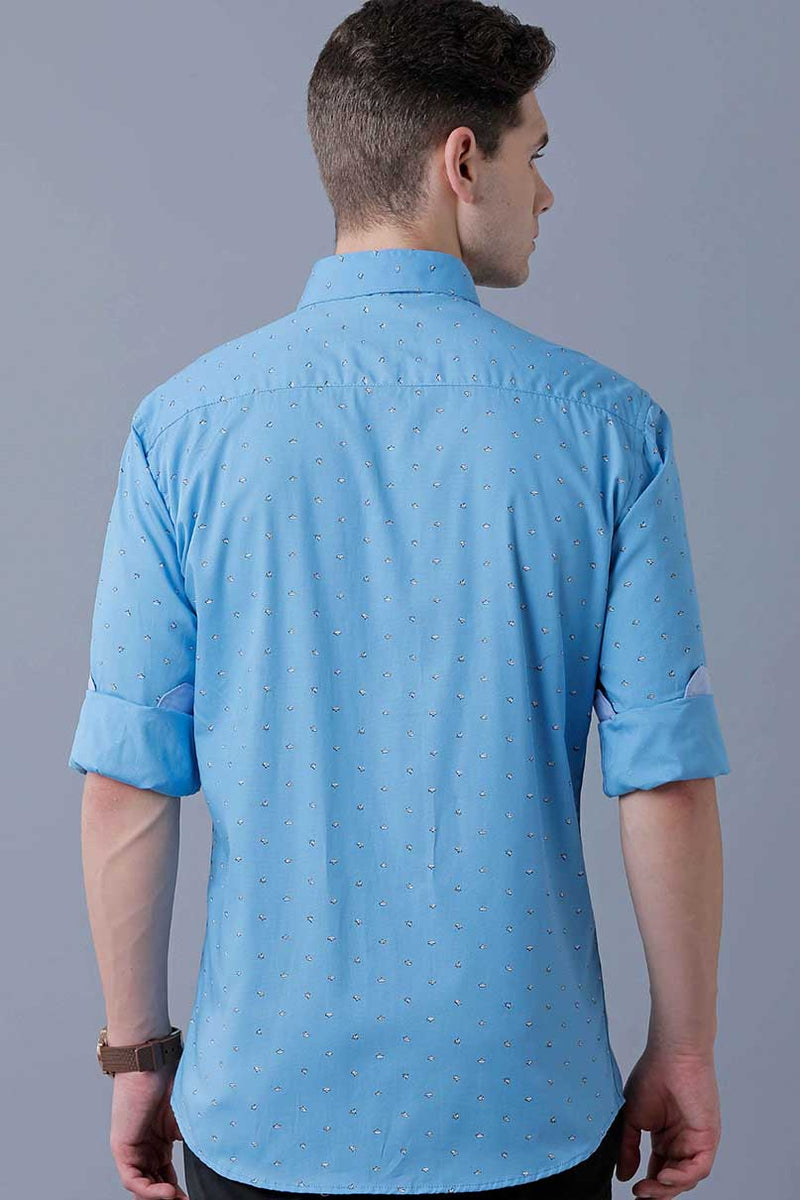 Cool Blue Print