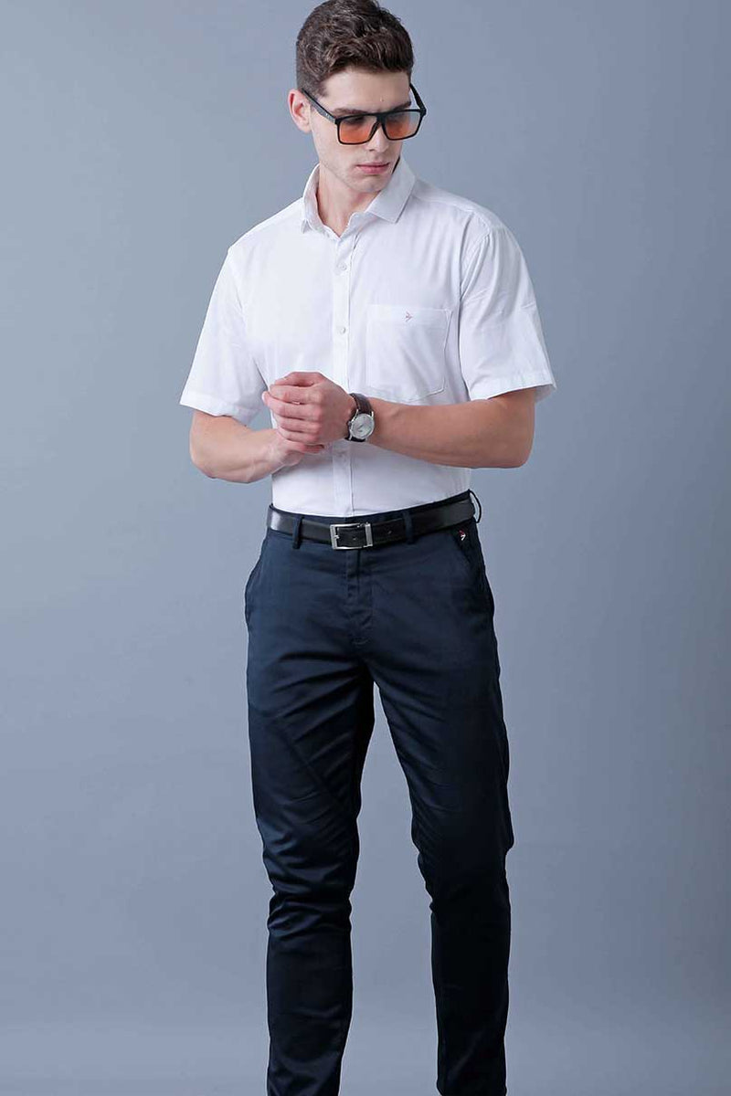 Pure White Formal - Half Sleeve