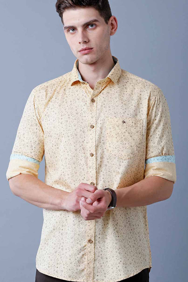 Peach Orange Print