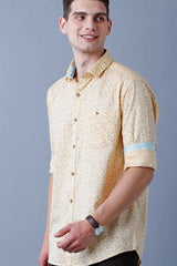 Peach Orange Print