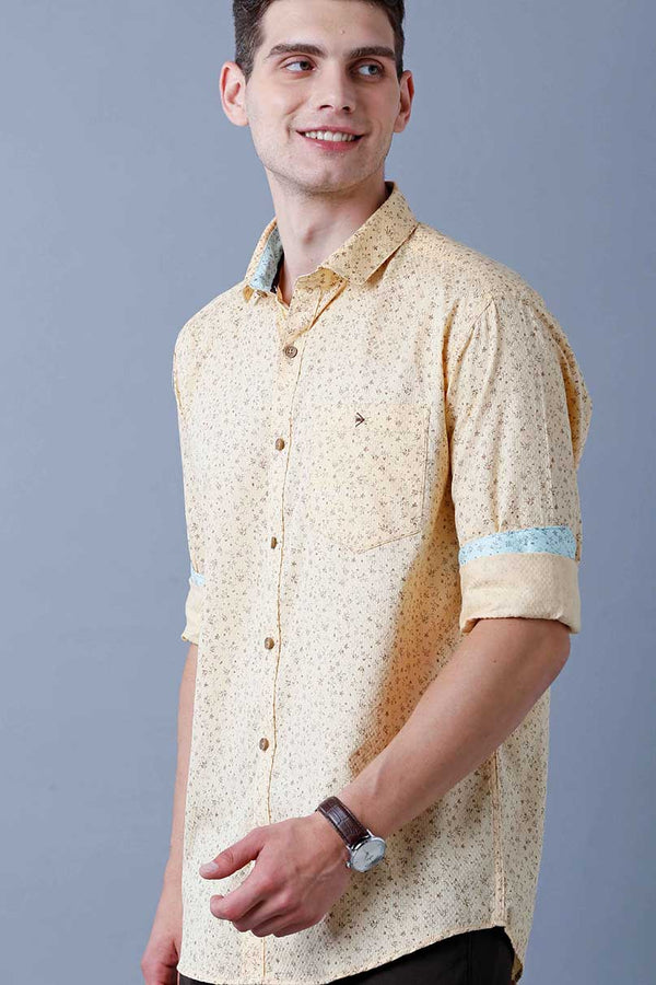 Peach Orange Print