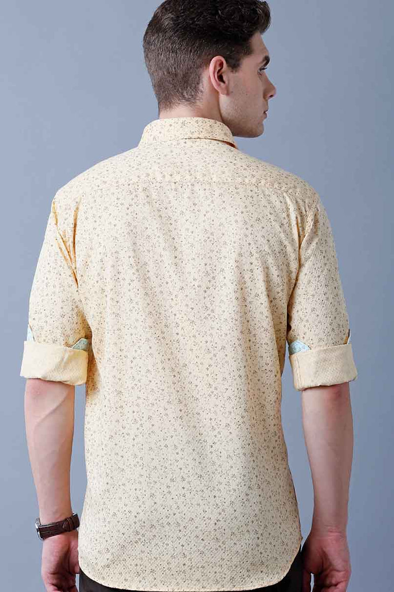 Peach Orange Print