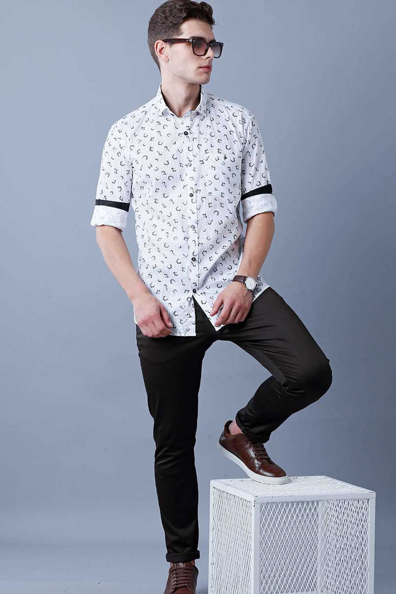 Classic White Print