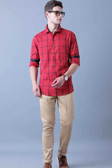 Cherry Red Checks