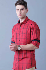 Cherry Red Checks