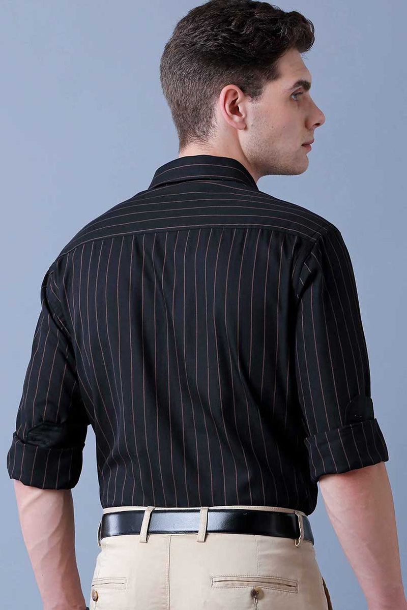 Black Formal Stripes