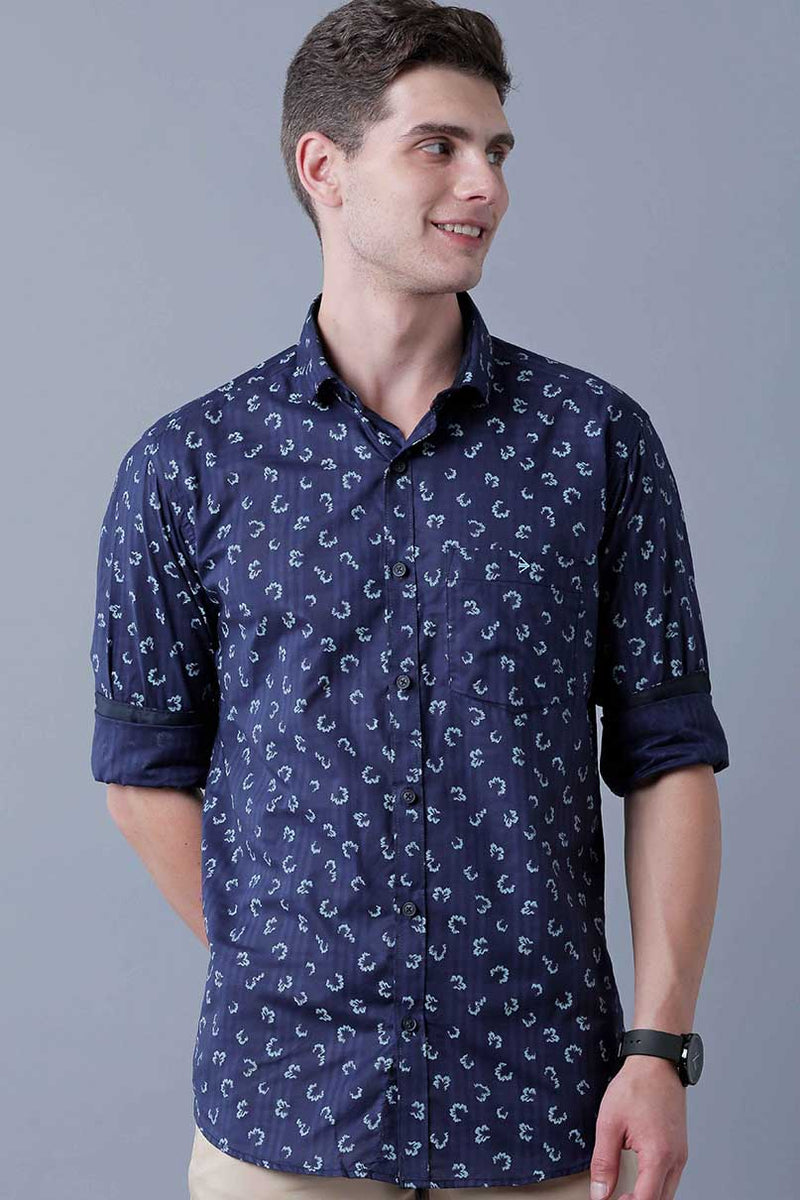 Classic Navy Print