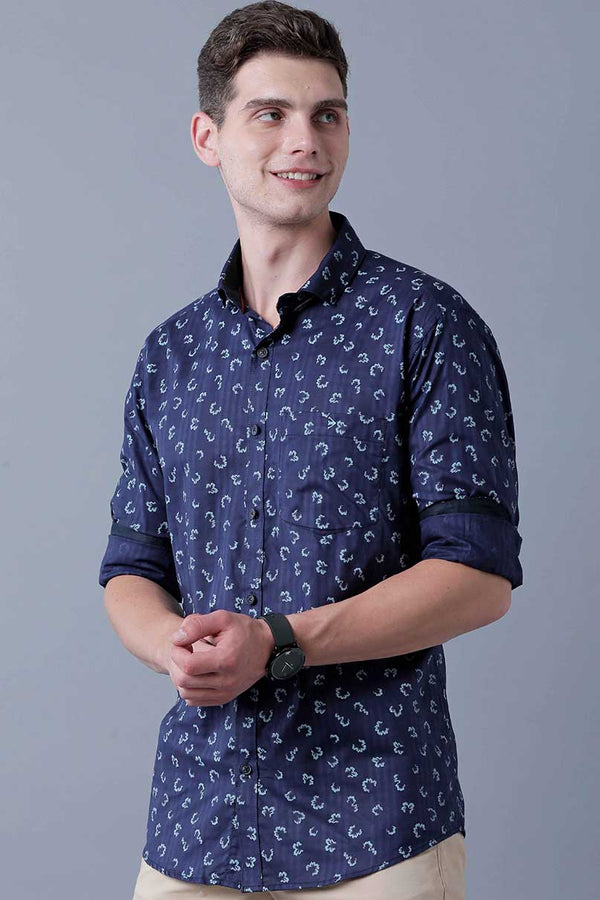 Classic Navy Print