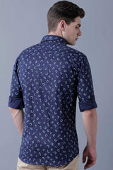 Classic Navy Print