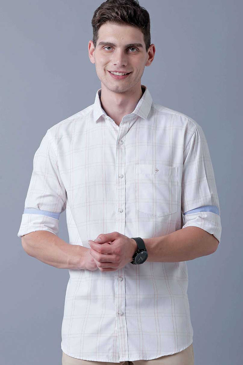 Classy White Checks