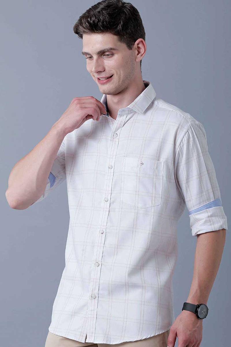 Classy White Checks