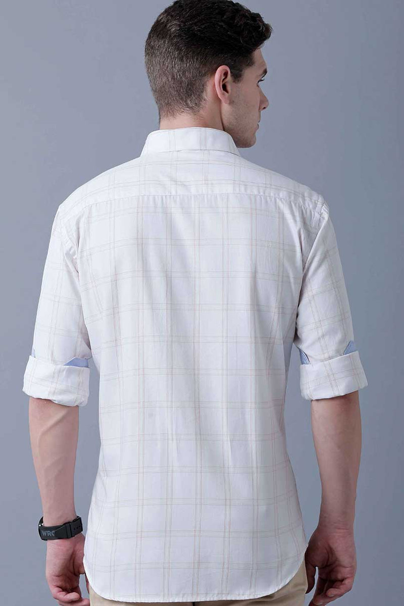 Classy White Checks