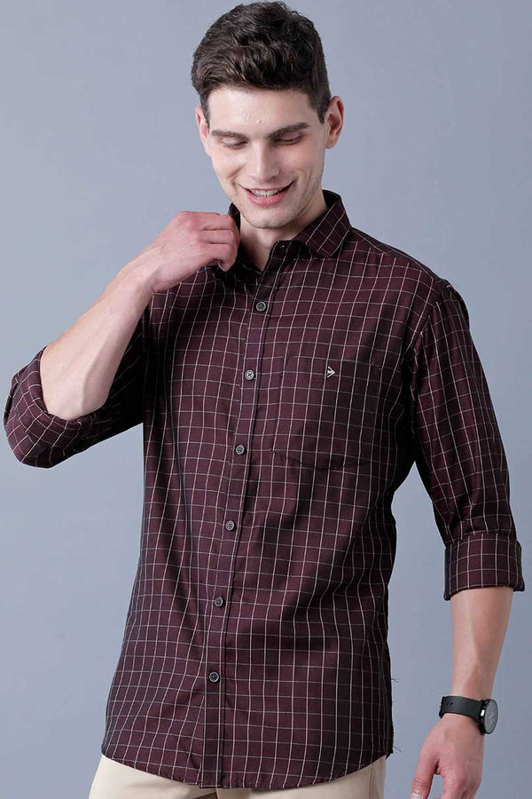 Coffee Brown Checks