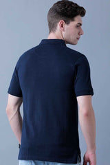 Navy Blue Polo T-Shirt
