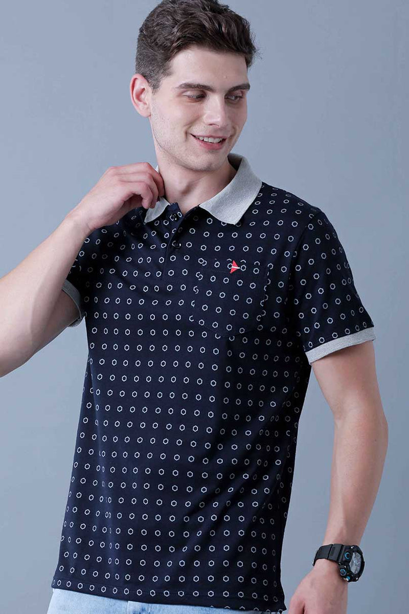 Classy Navy Polo T-Shirt