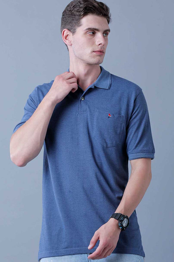 Cool Blue Polo T-Shirt