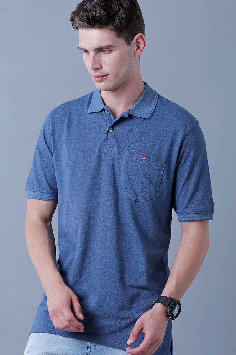 Cool Blue Polo T-Shirt