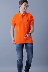 Bright Orange Polo T-Shirt