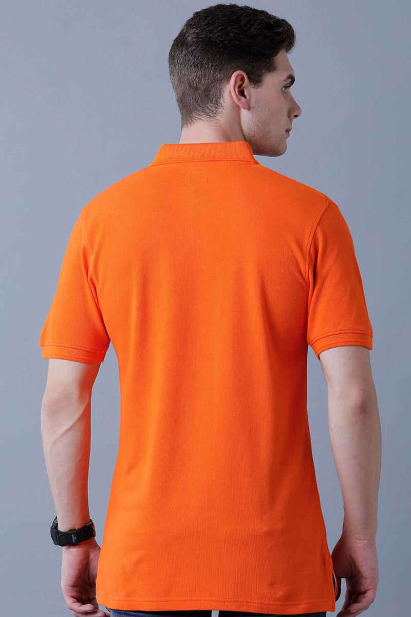 Bright Orange Polo T-Shirt