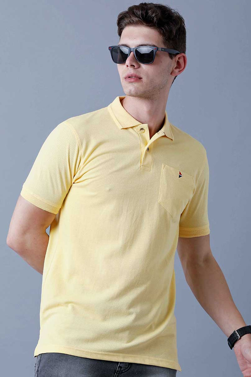 Bright Yellow Polo T-Shirt