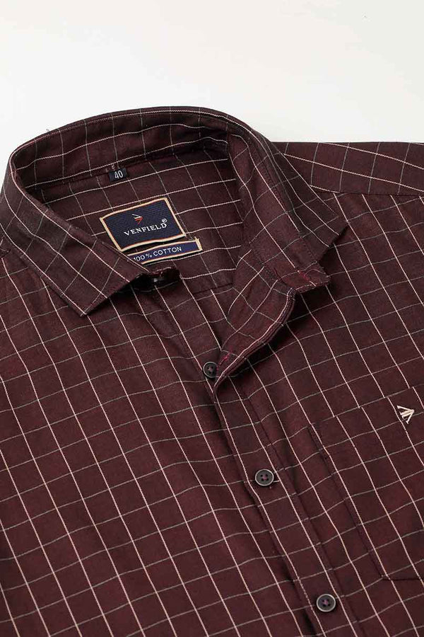 Coffee Brown Checks