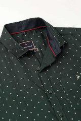 Olive Green Print