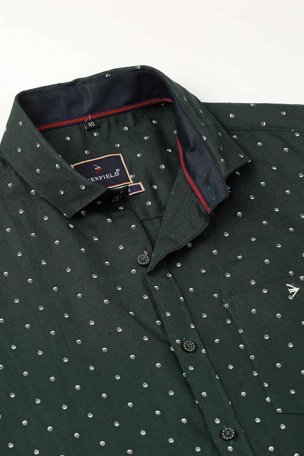 Olive Green Print