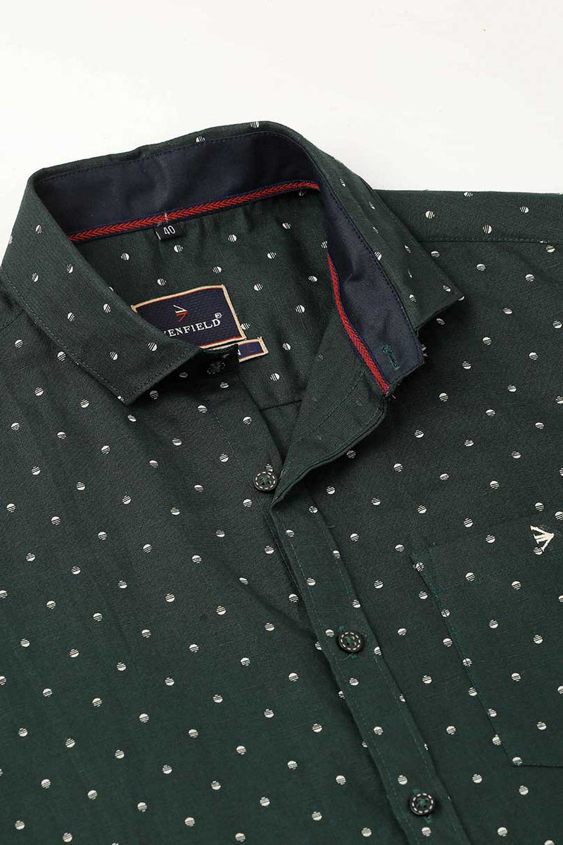 Olive Green Print