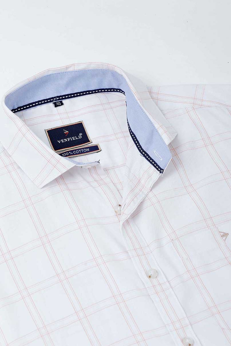 Classy White Checks