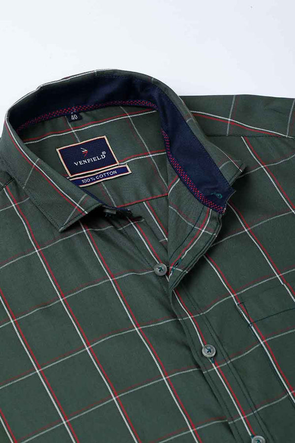 Olive Green Checks