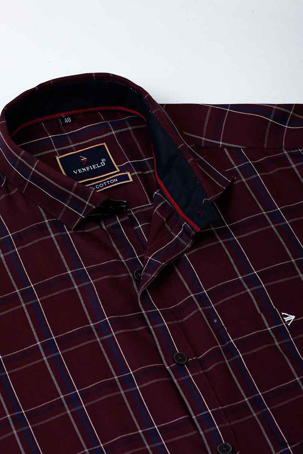 Maroon Multi Checks