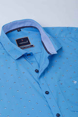 Cool Blue Print