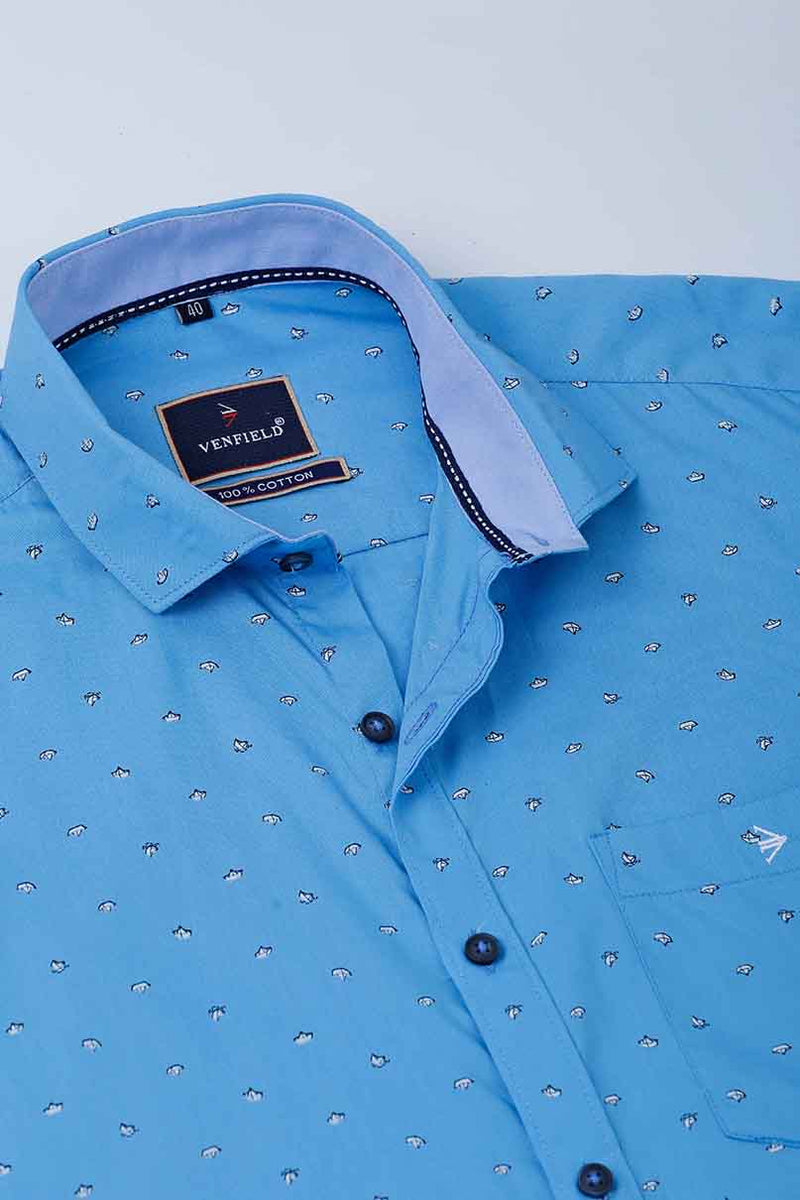Cool Blue Print