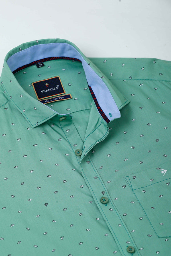 Mild Green Print