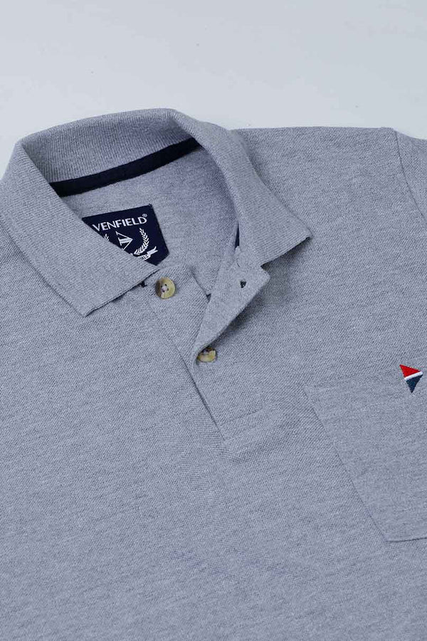 Grey Polo T-Shirt