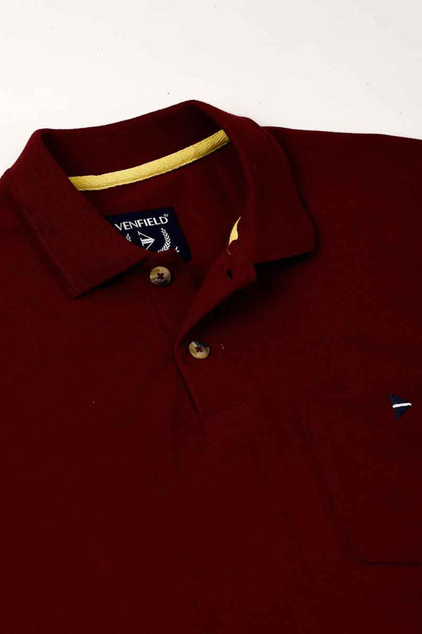 Maroon Polo T-Shirt